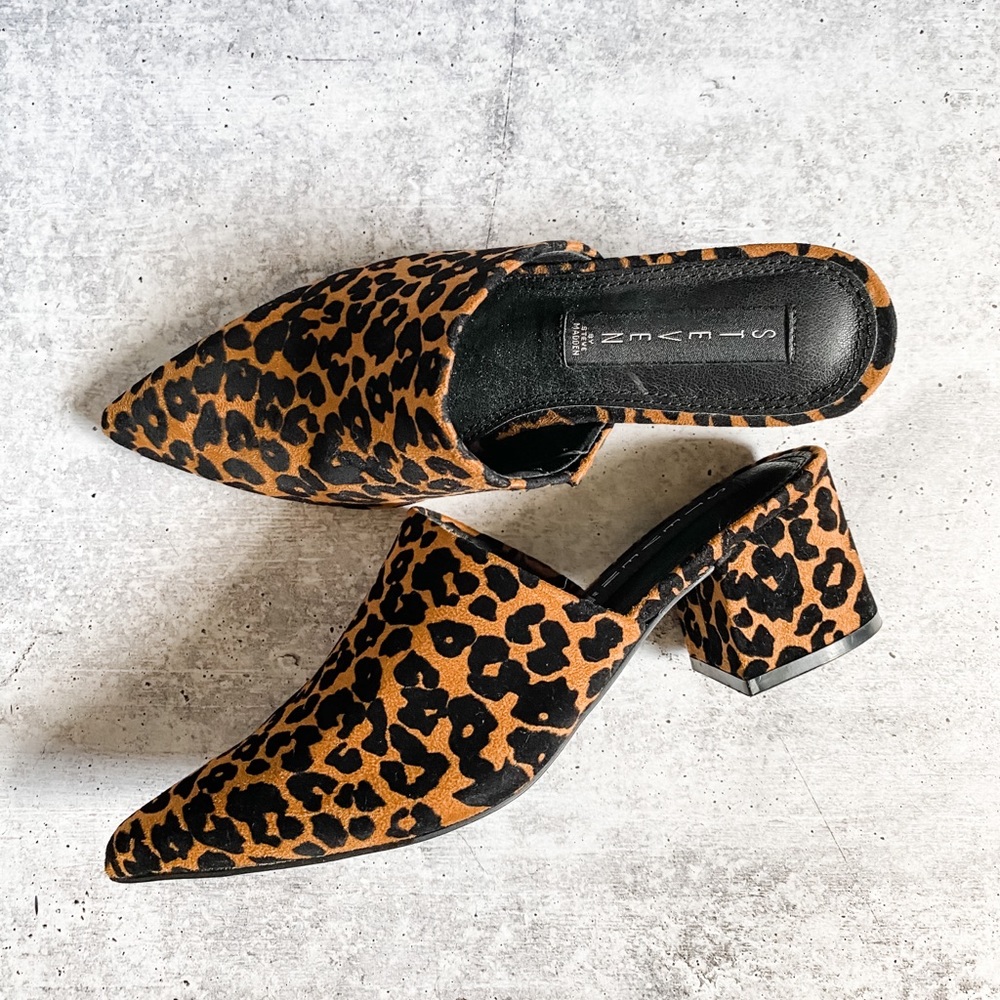 Steve Madden Leopard Mules